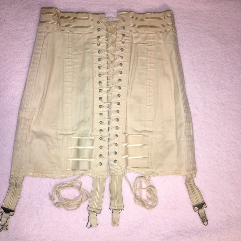 Vintage 1920 Corset with undergarment included .